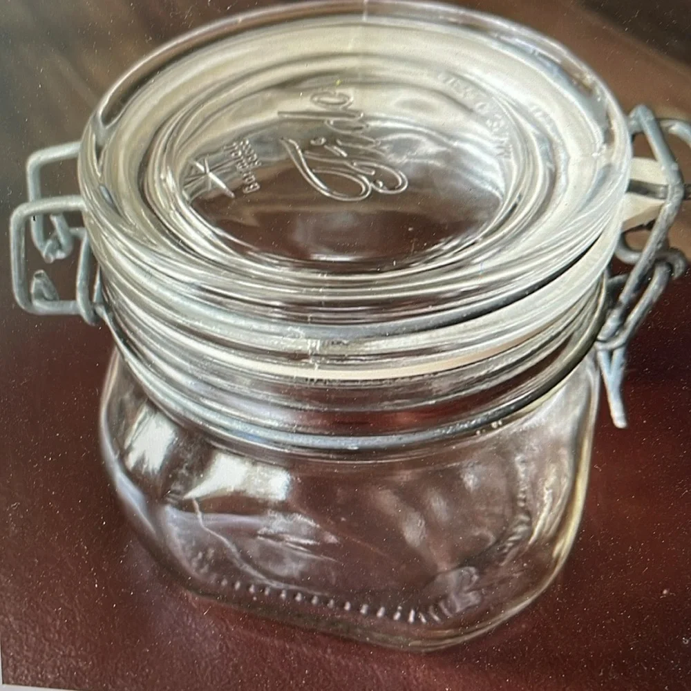 Bormioli Rocco Fido 1/2 Liter Latch Swing Top Glass Canning Jar Made in Italy